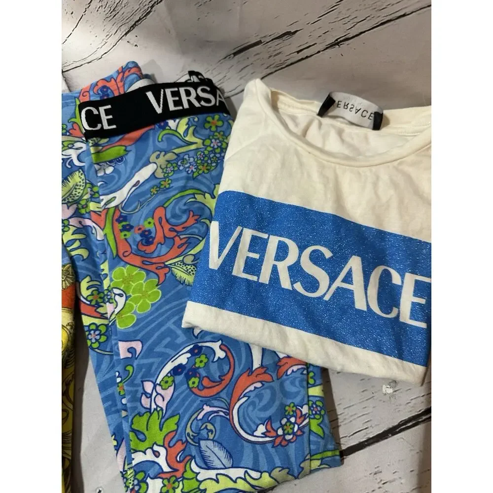 Versace Lot Girls Clothes Size 6A 4 Colorful Pcs To Mix & Match! EUC!!